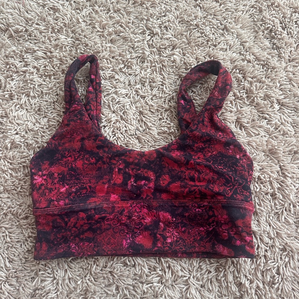 Lululemon Athletica lunar phase multi color align bra